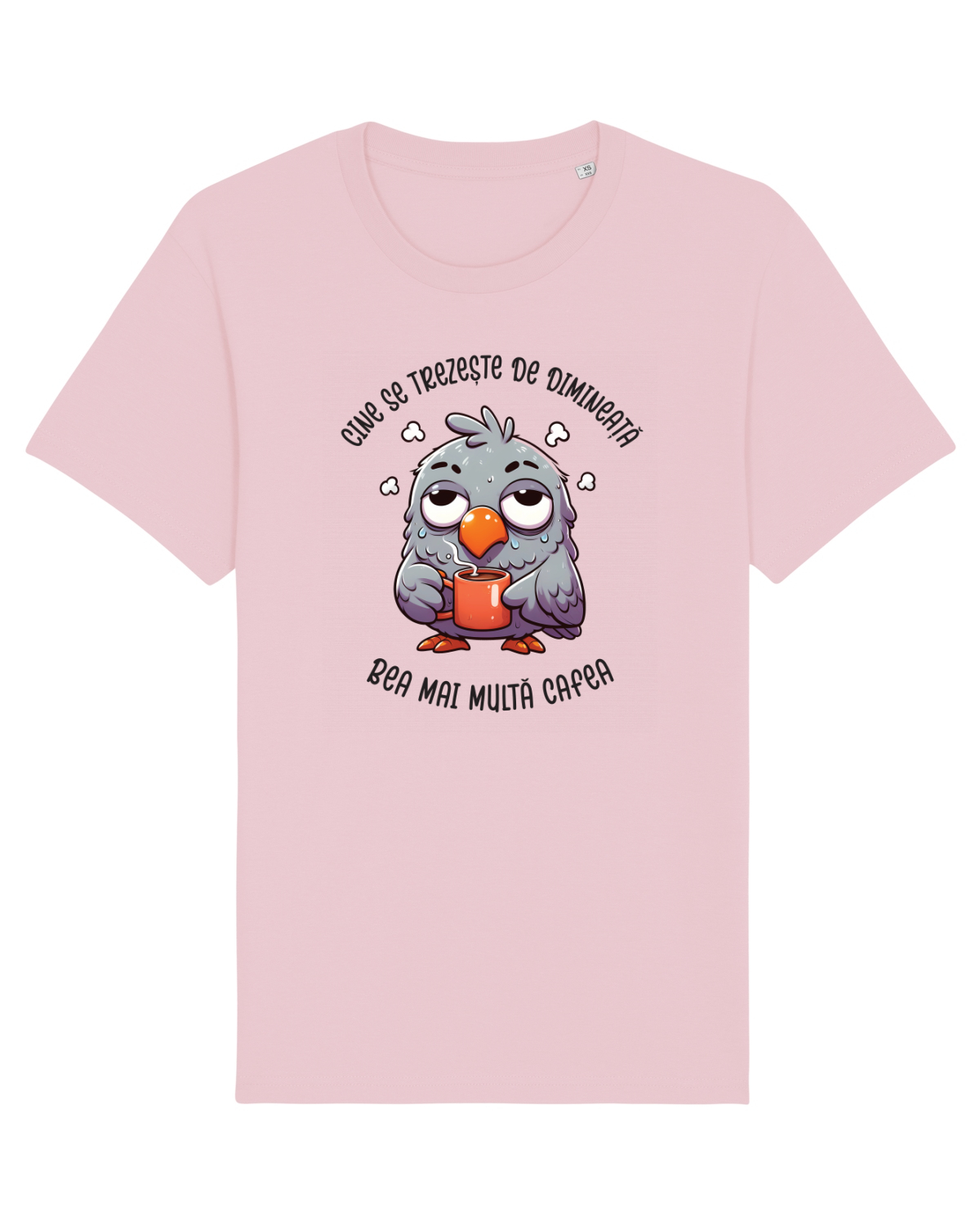 Tricou mânecă scurtă Unisex Rocker Cotton Pink
