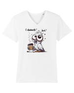 E dimineață? Iară? Tricou mânecă scurtă guler V Bărbat Presenter