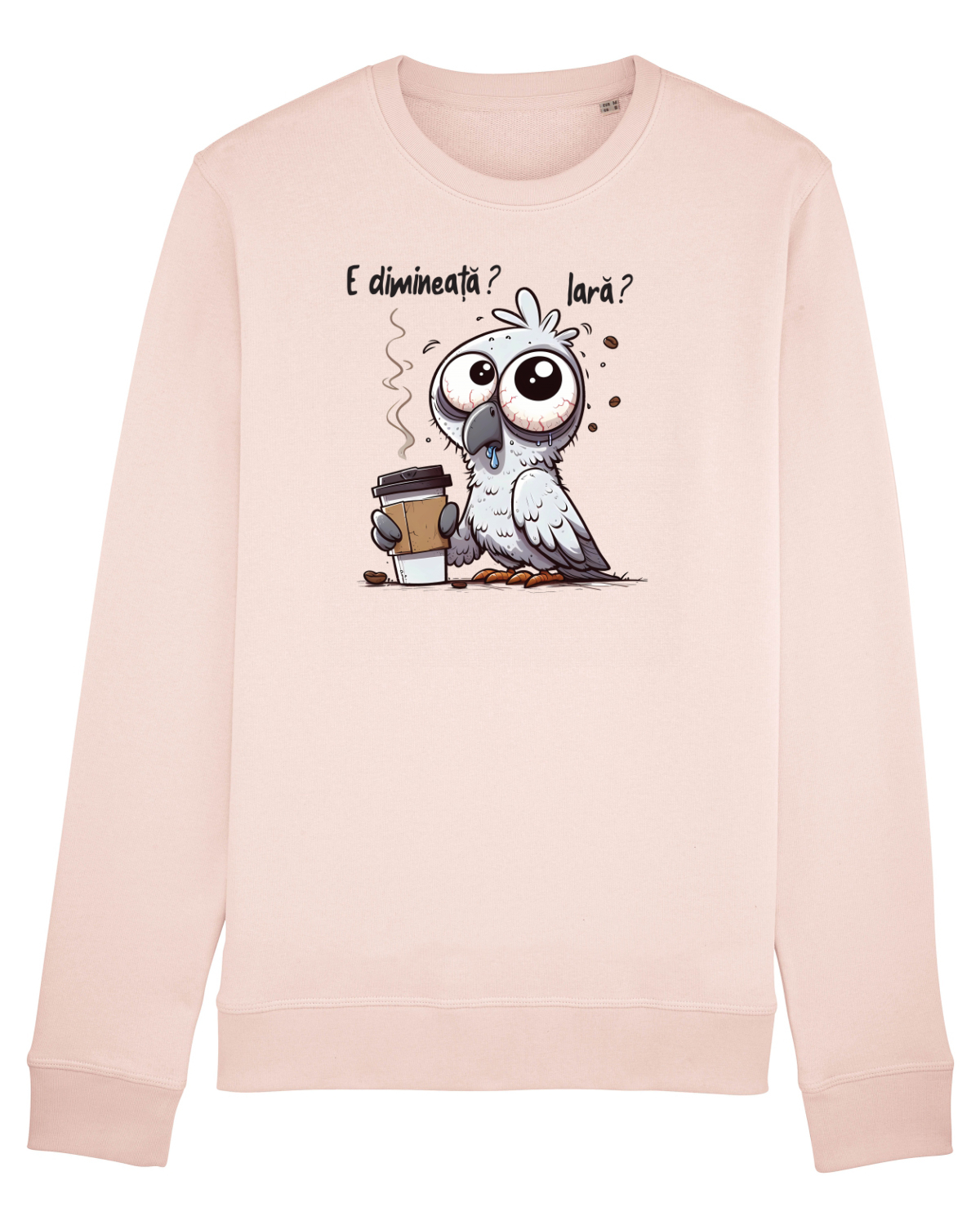 Bluză mânecă lungă Unisex Rise Candy Pink