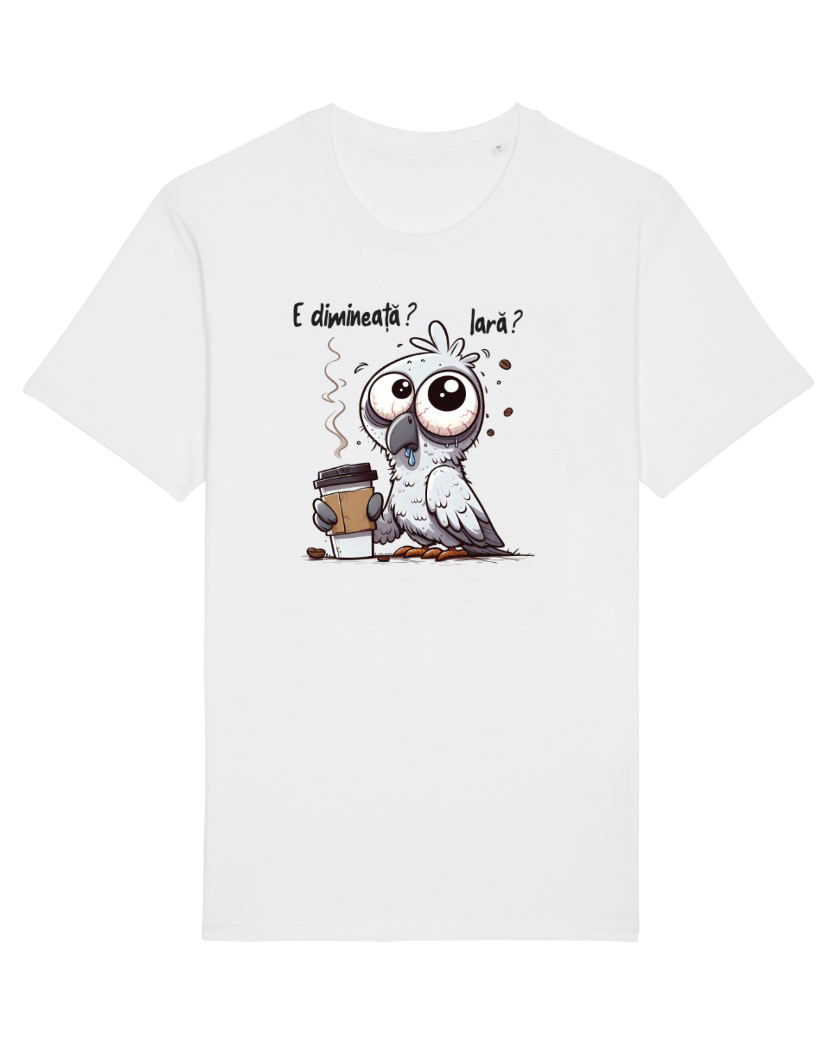 Tricou mânecă scurtă Unisex Rocker White