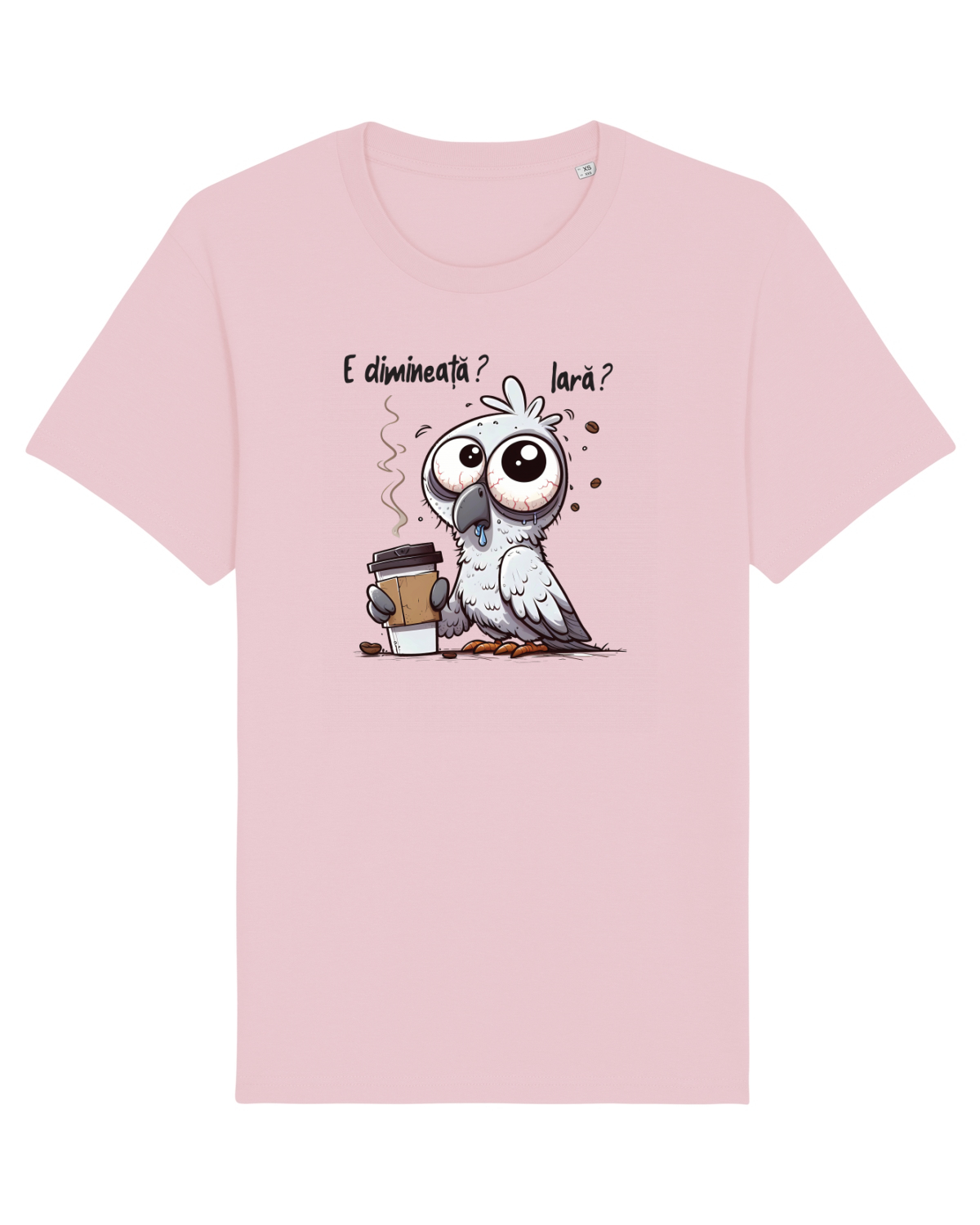 Tricou mânecă scurtă Unisex Rocker Cotton Pink