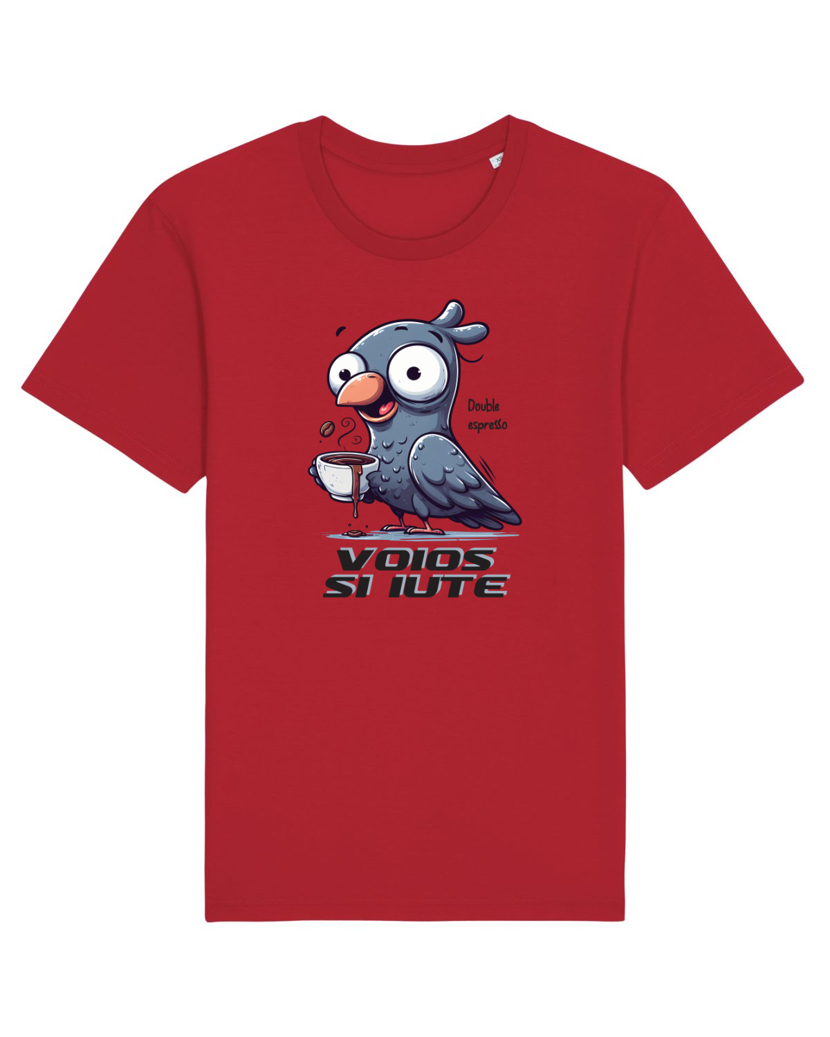 Tricou mânecă scurtă Unisex Rocker Red