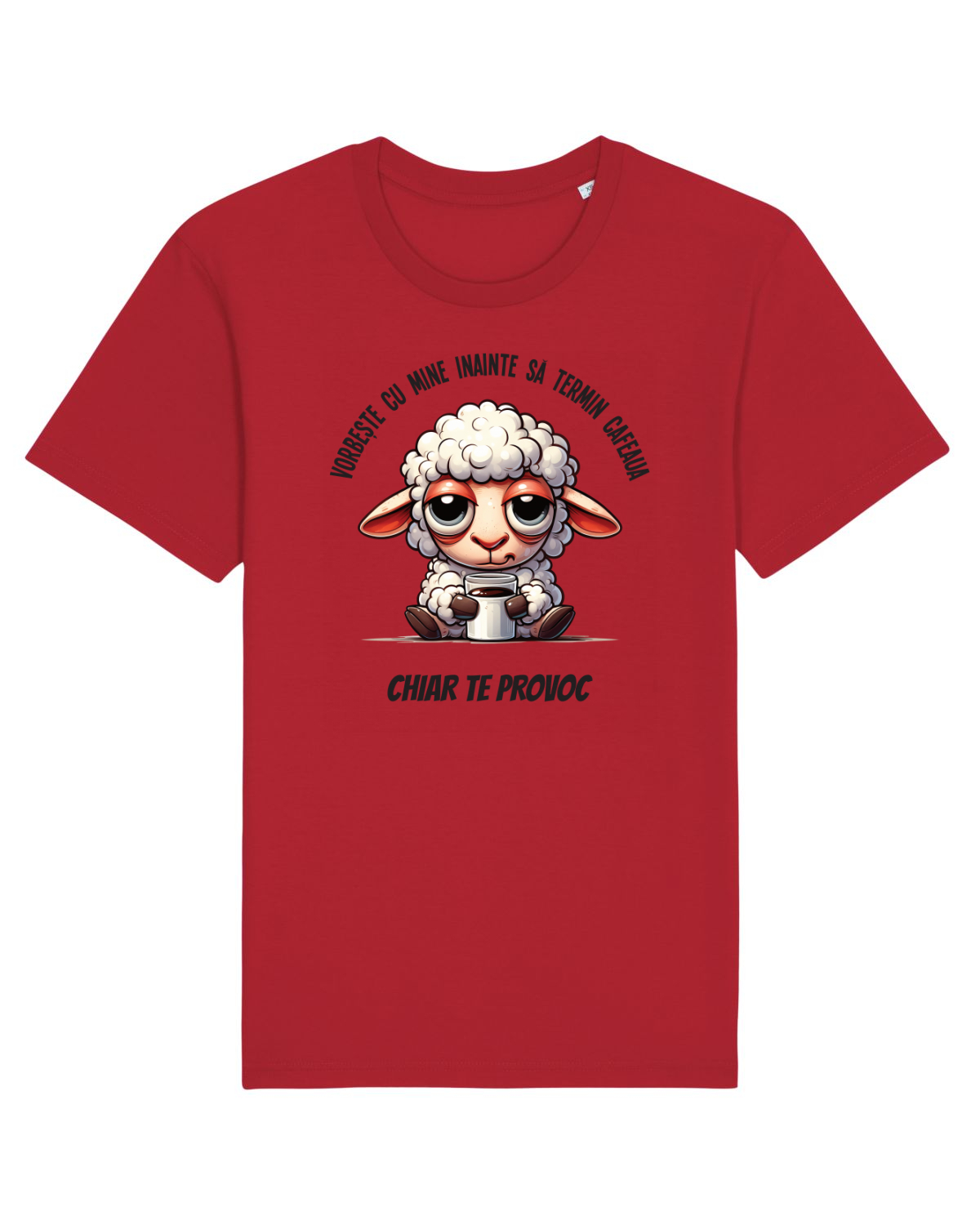 Tricou mânecă scurtă Unisex Rocker Red