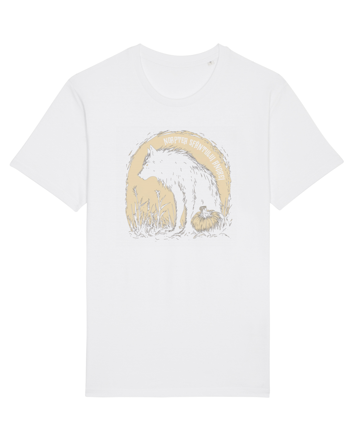 Tricou mânecă scurtă Unisex Rocker White