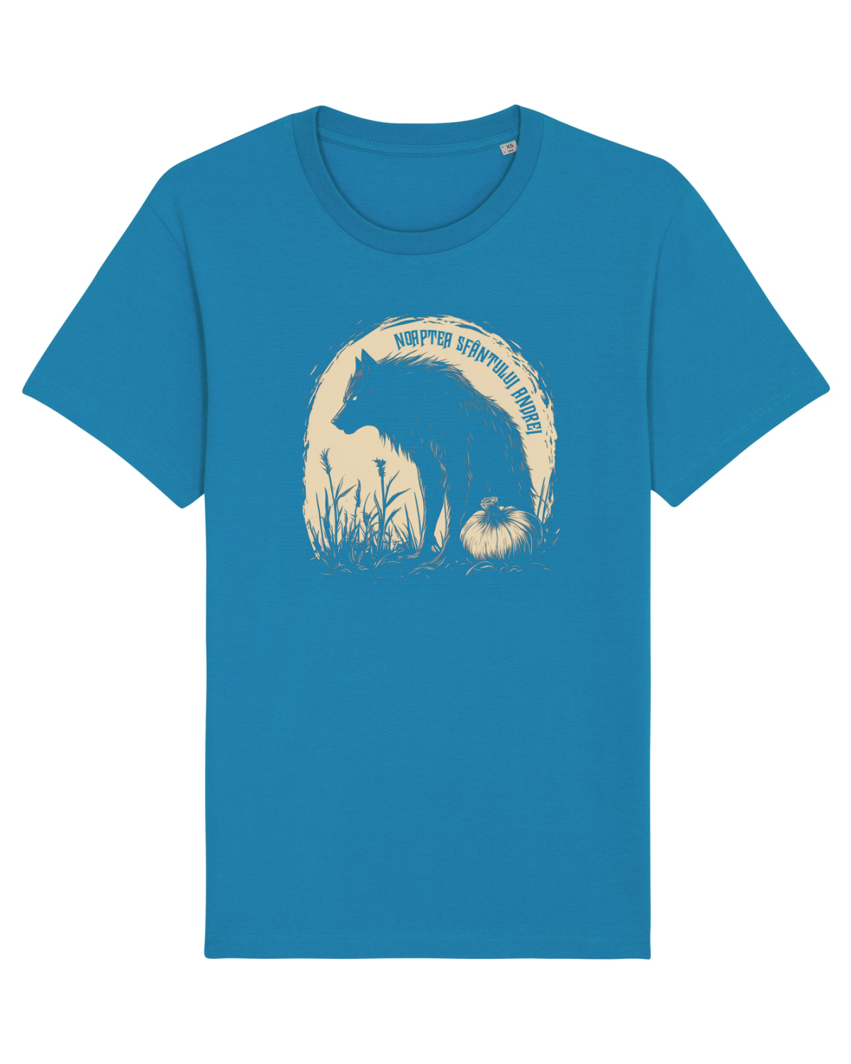 Tricou mânecă scurtă Unisex Rocker Azur