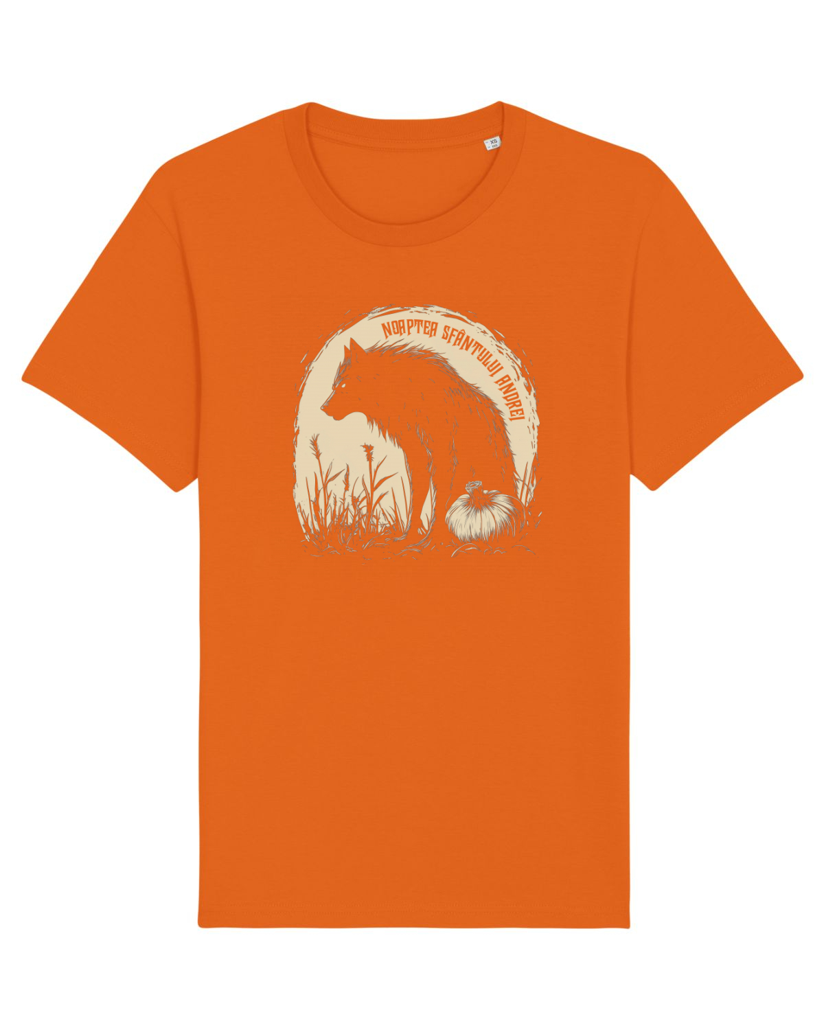 Tricou mânecă scurtă Unisex Rocker Bright Orange
