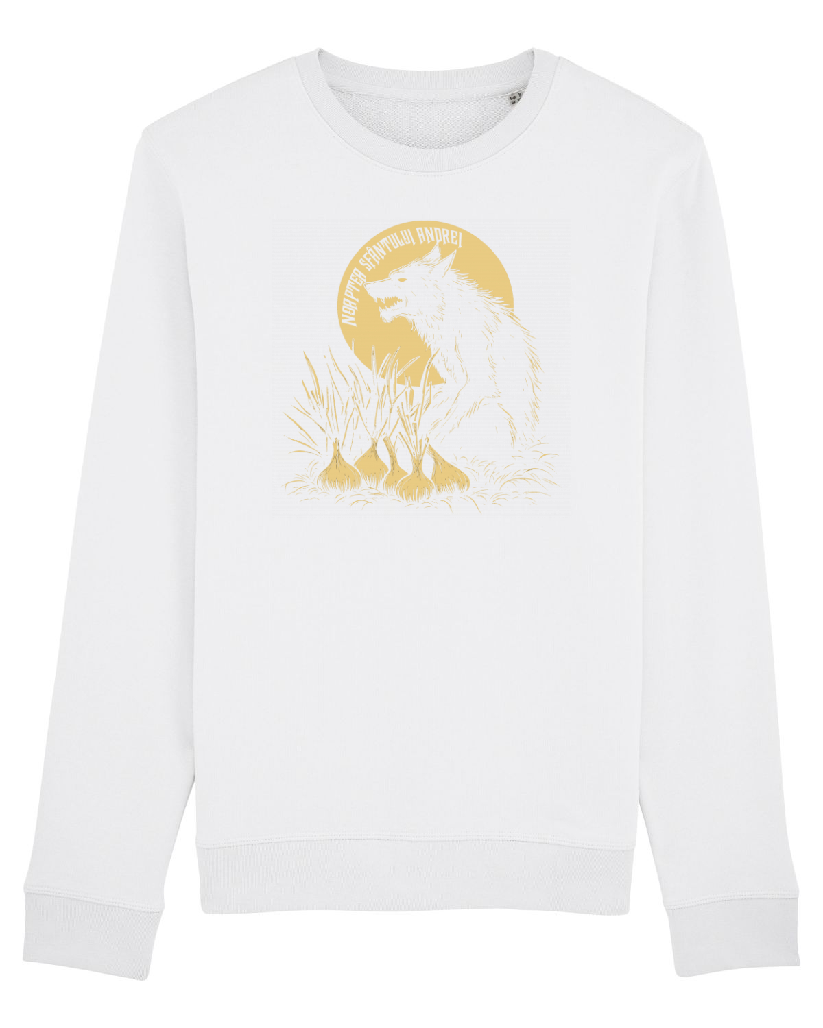 Bluză mânecă lungă Unisex Rise White