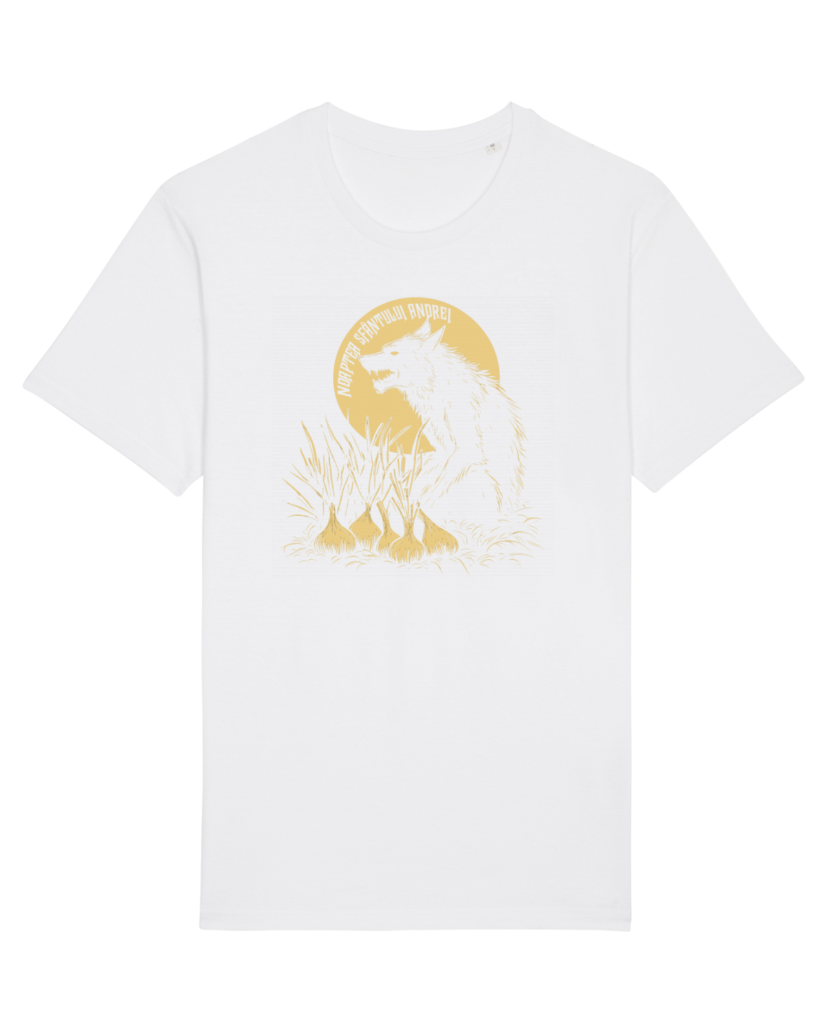 Tricou mânecă scurtă Unisex Rocker White