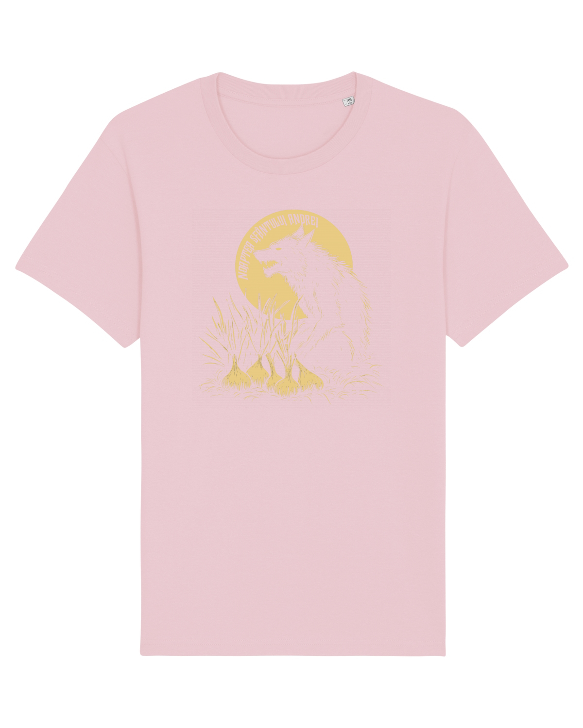 Tricou mânecă scurtă Unisex Rocker Cotton Pink