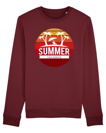 Summer Holidays Sunset Burgundy