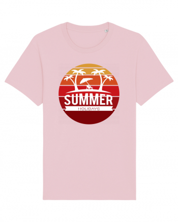 Summer Holidays Sunset Cotton Pink