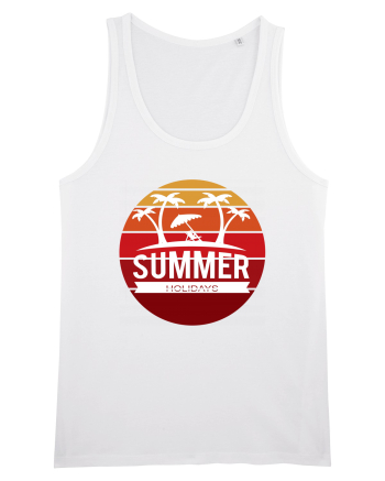 Summer Holidays Sunset White
