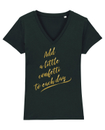 Optimism incurabil Tricou mânecă scurtă guler V Damă Evoker
