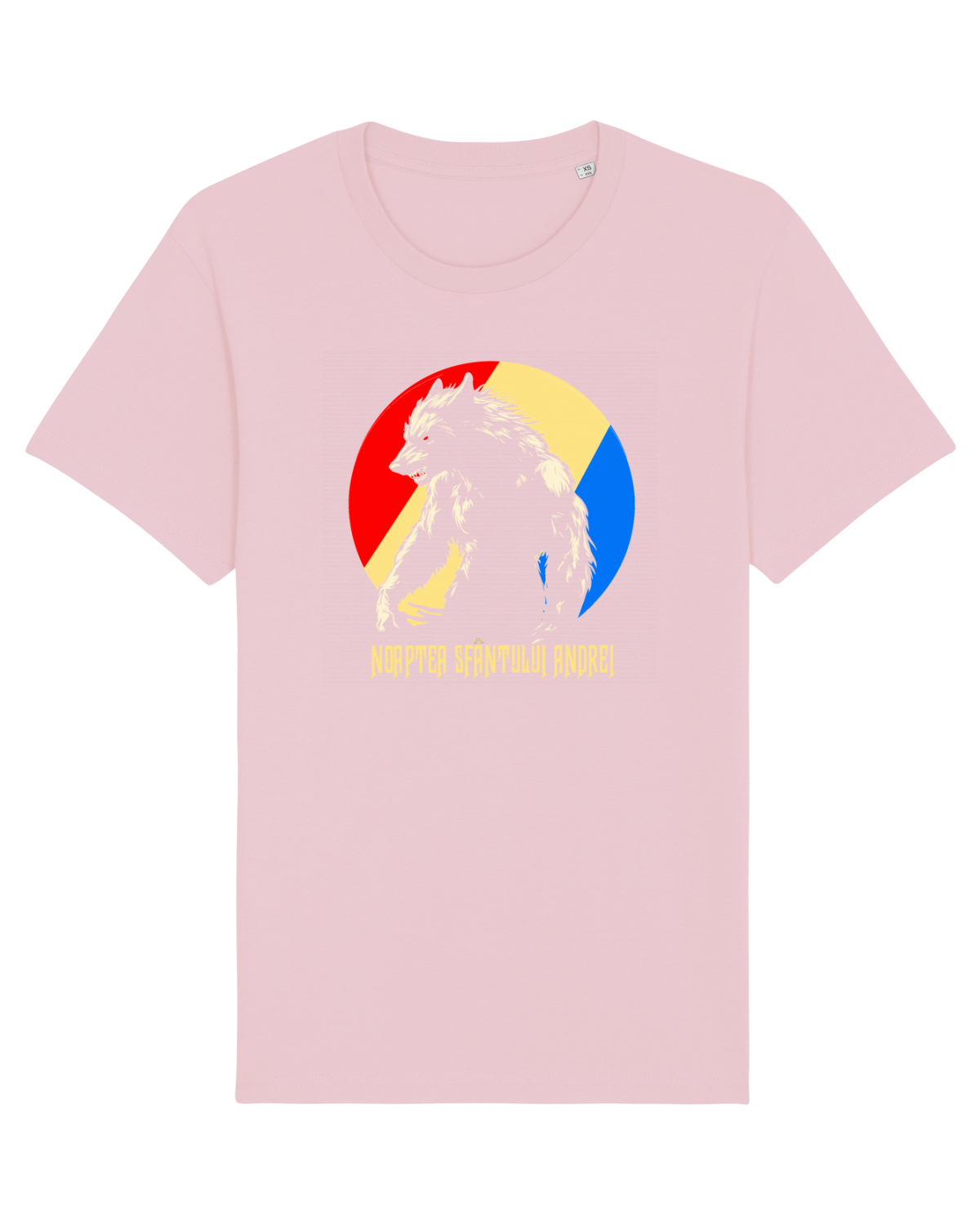 Tricou mânecă scurtă Unisex Rocker Cotton Pink