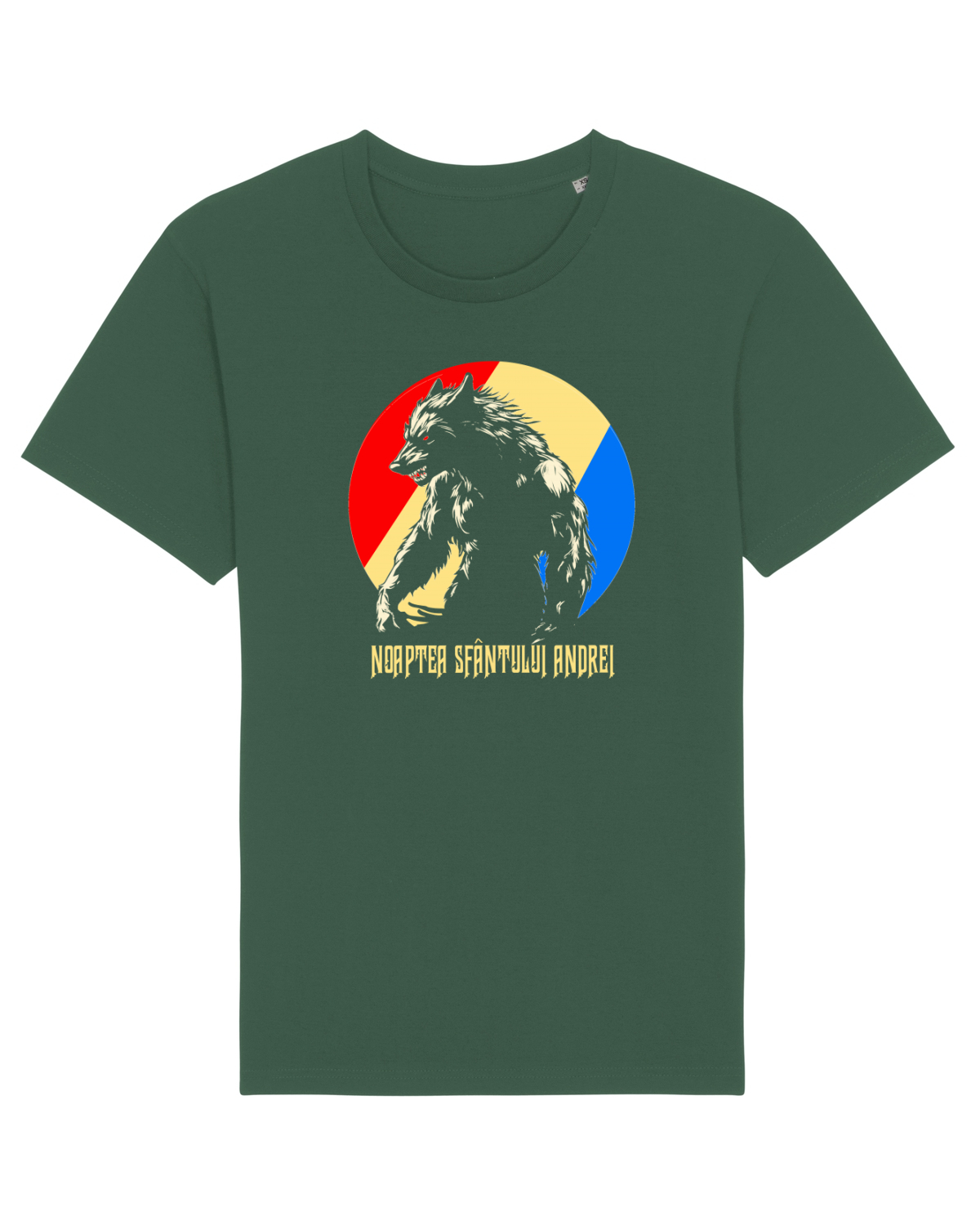 Tricou mânecă scurtă Unisex Rocker Bottle Green