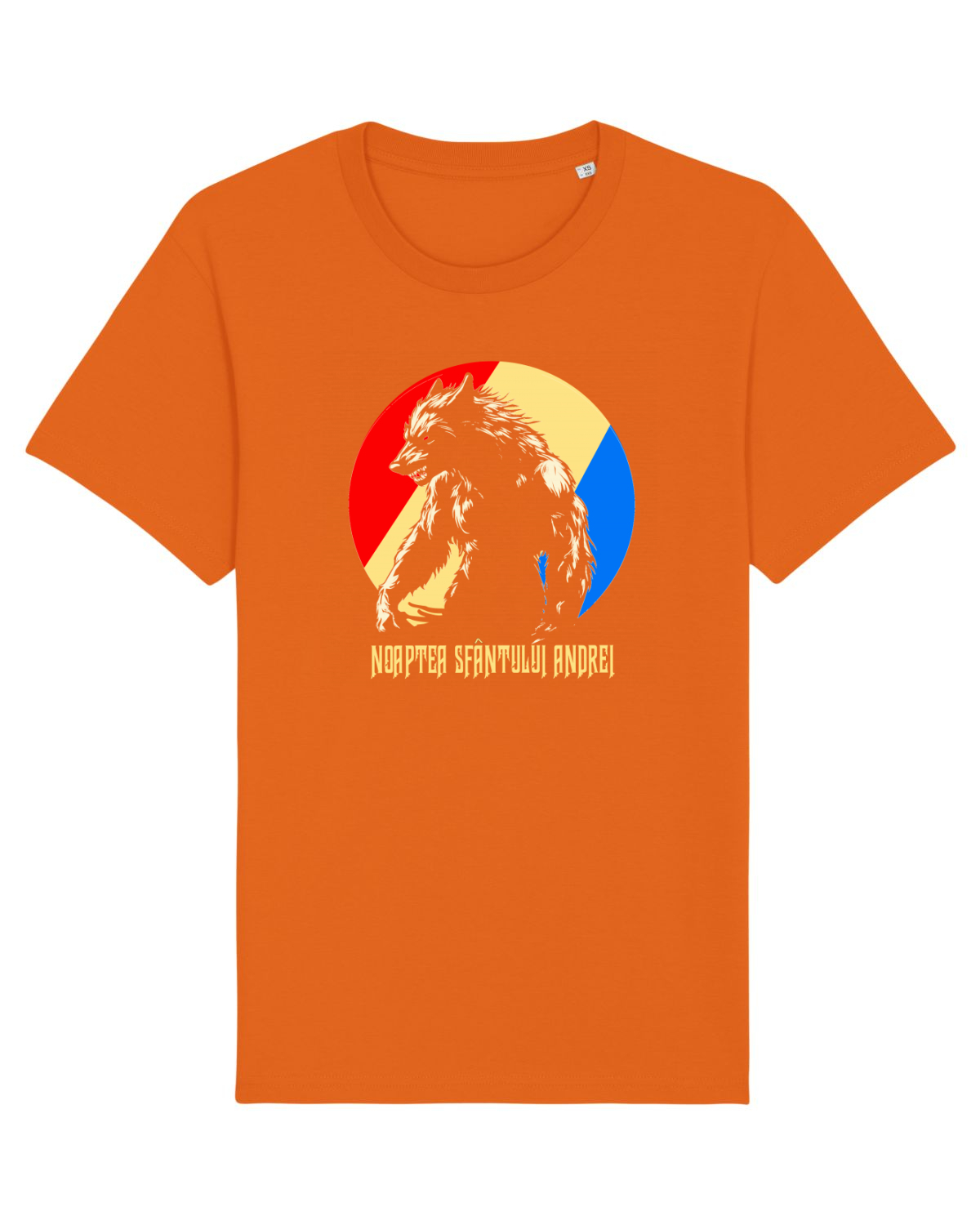 Tricou mânecă scurtă Unisex Rocker Bright Orange