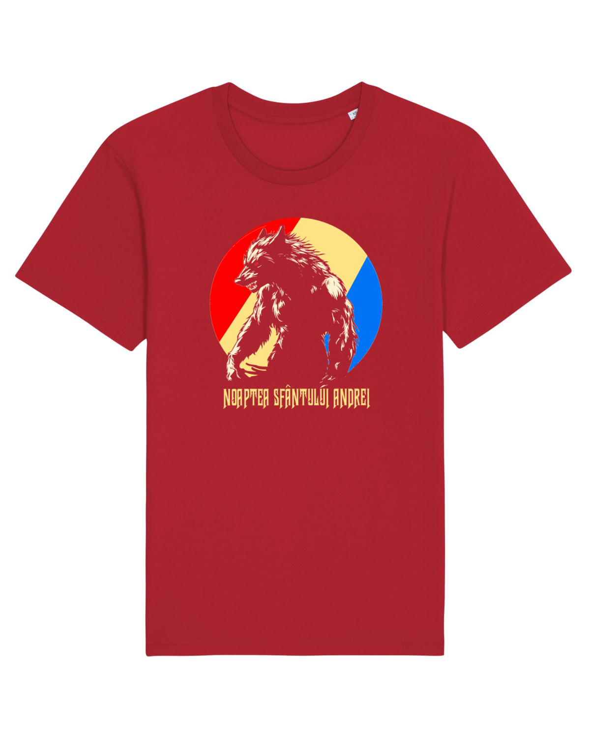 Tricou mânecă scurtă Unisex Rocker Red