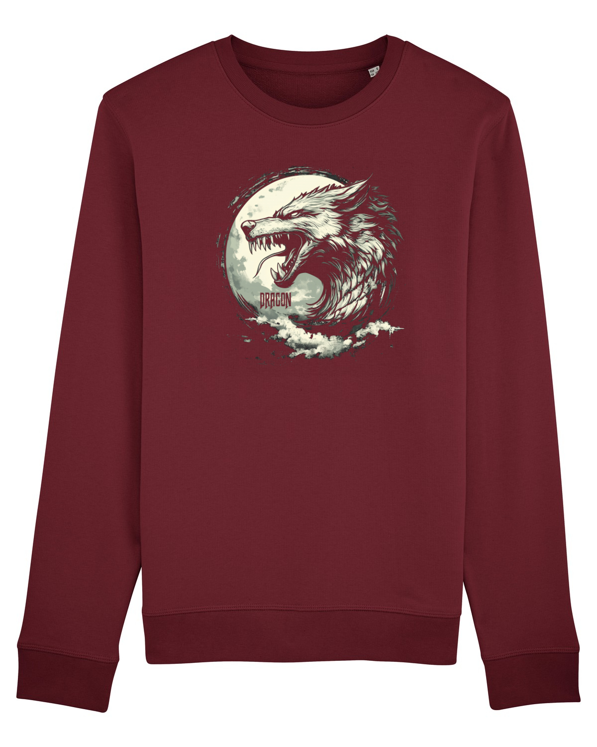Bluză mânecă lungă Unisex Rise Burgundy