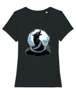 DRACO / DRACON - STEAGUL DACIC 2 Tricou mânecă scurtă guler larg fitted Damă Expresser