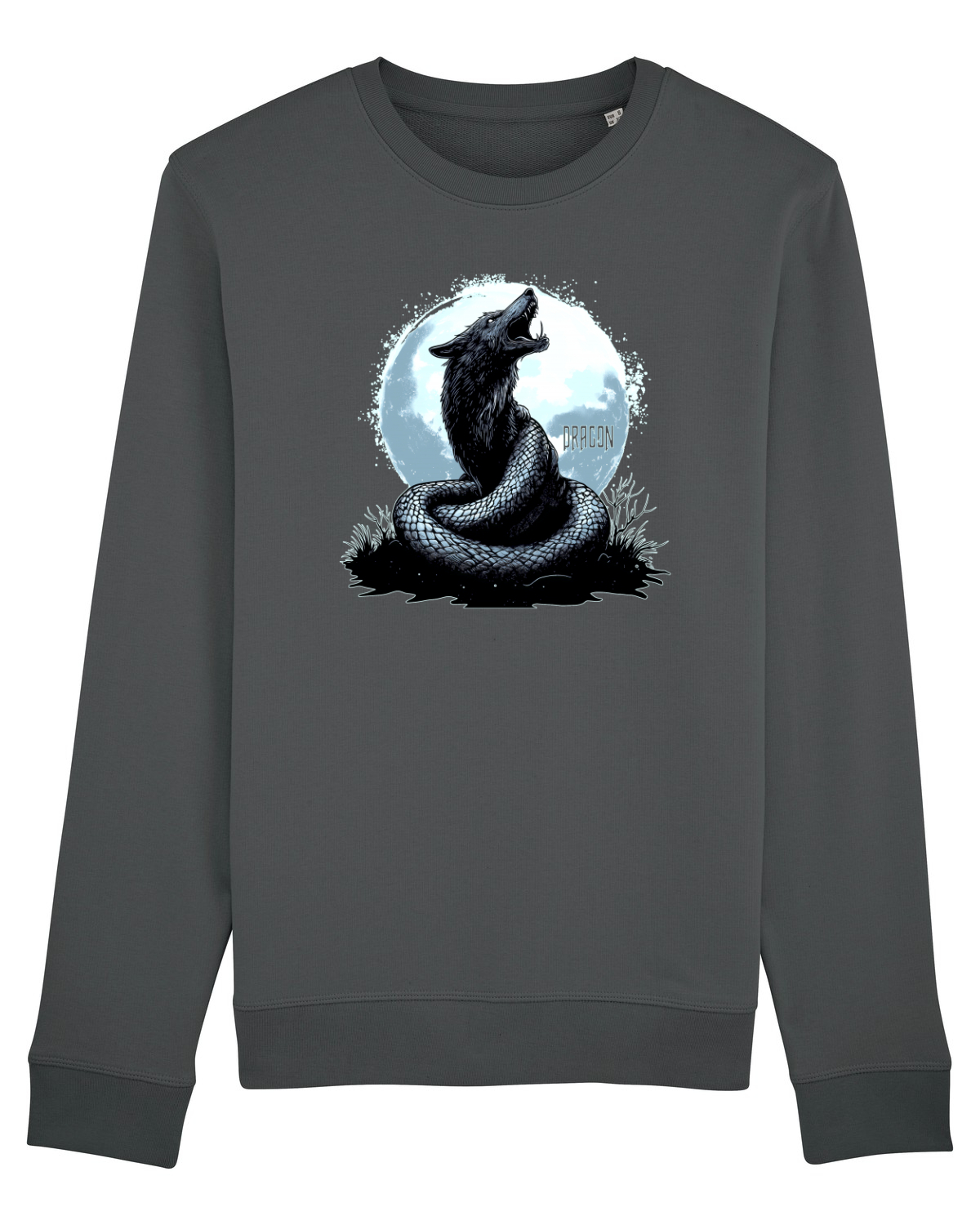 Bluză mânecă lungă Unisex Rise Anthracite