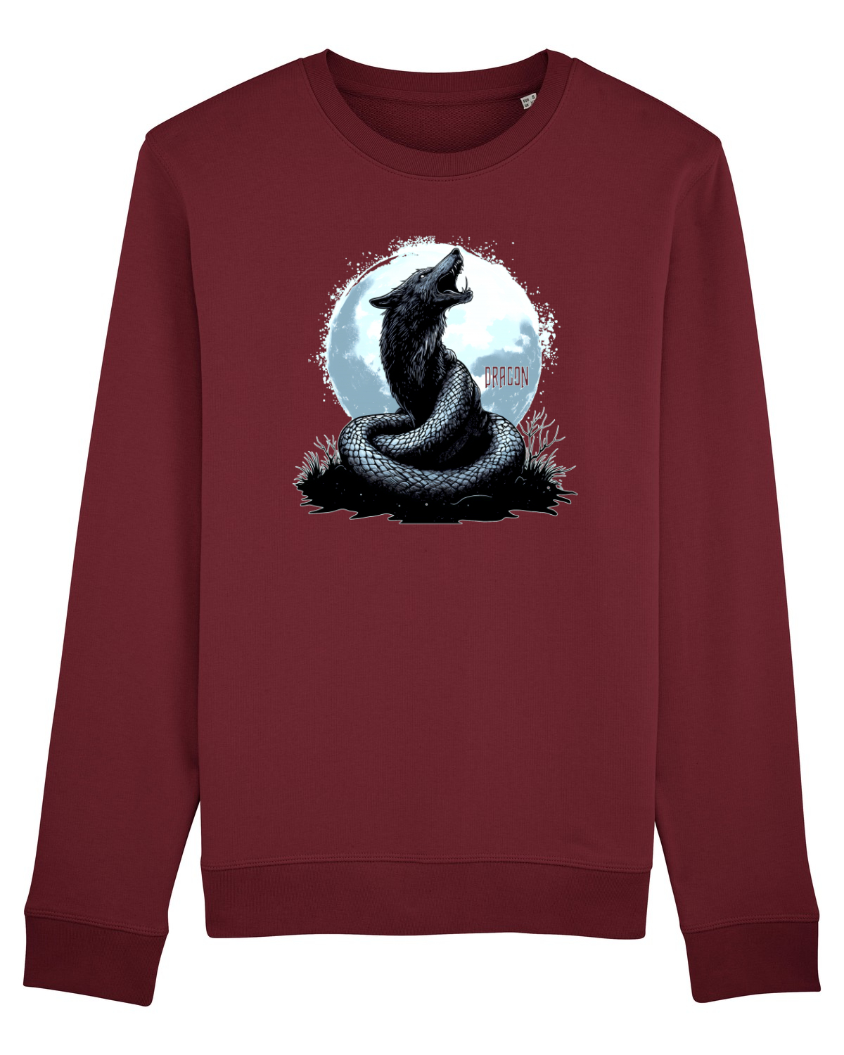 Bluză mânecă lungă Unisex Rise Burgundy
