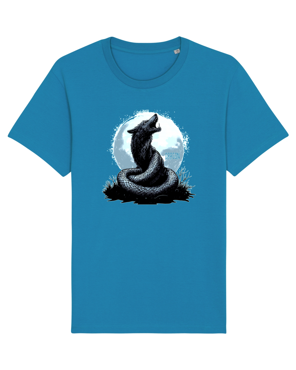 Tricou mânecă scurtă Unisex Rocker Azur