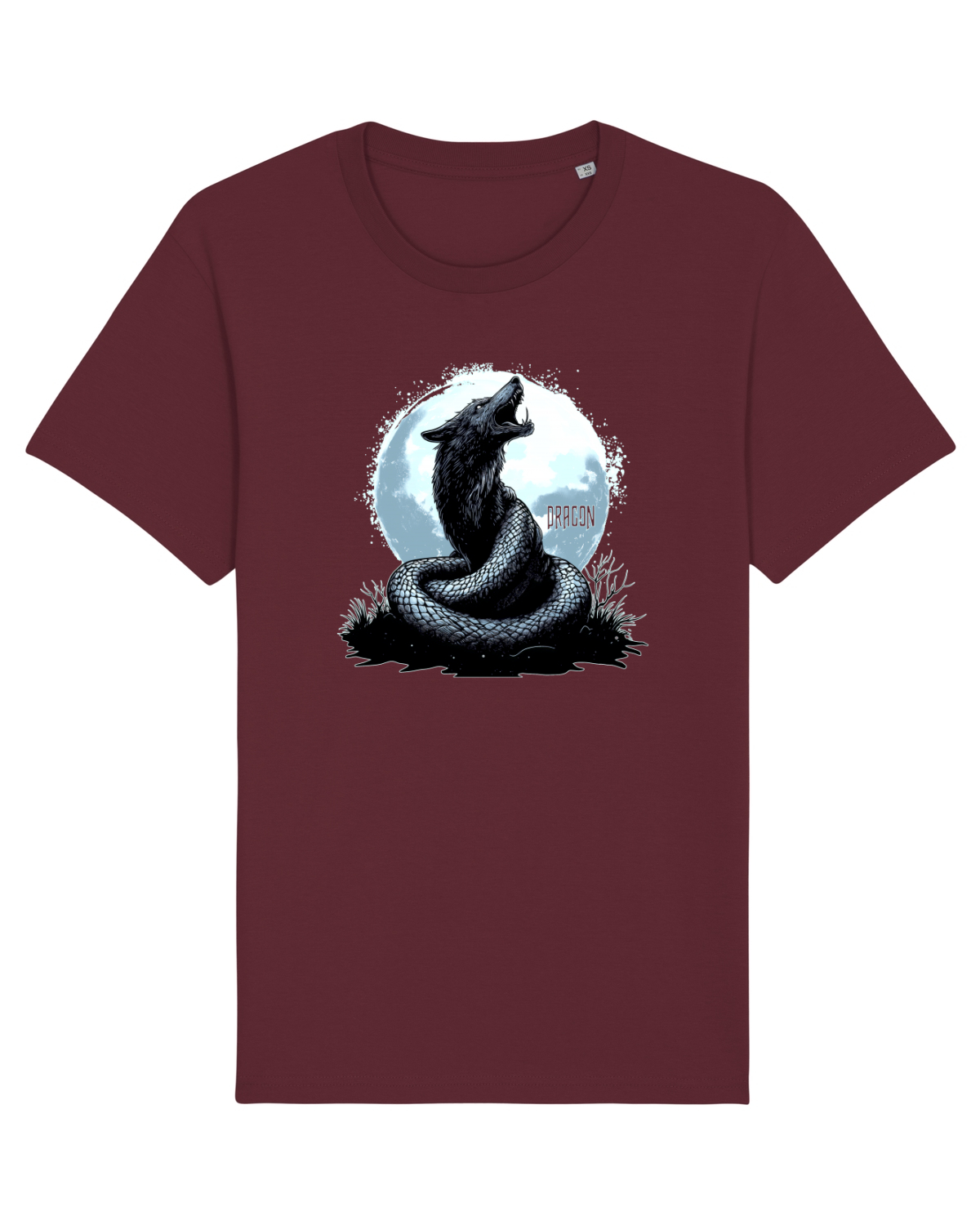 Tricou mânecă scurtă Unisex Rocker Burgundy