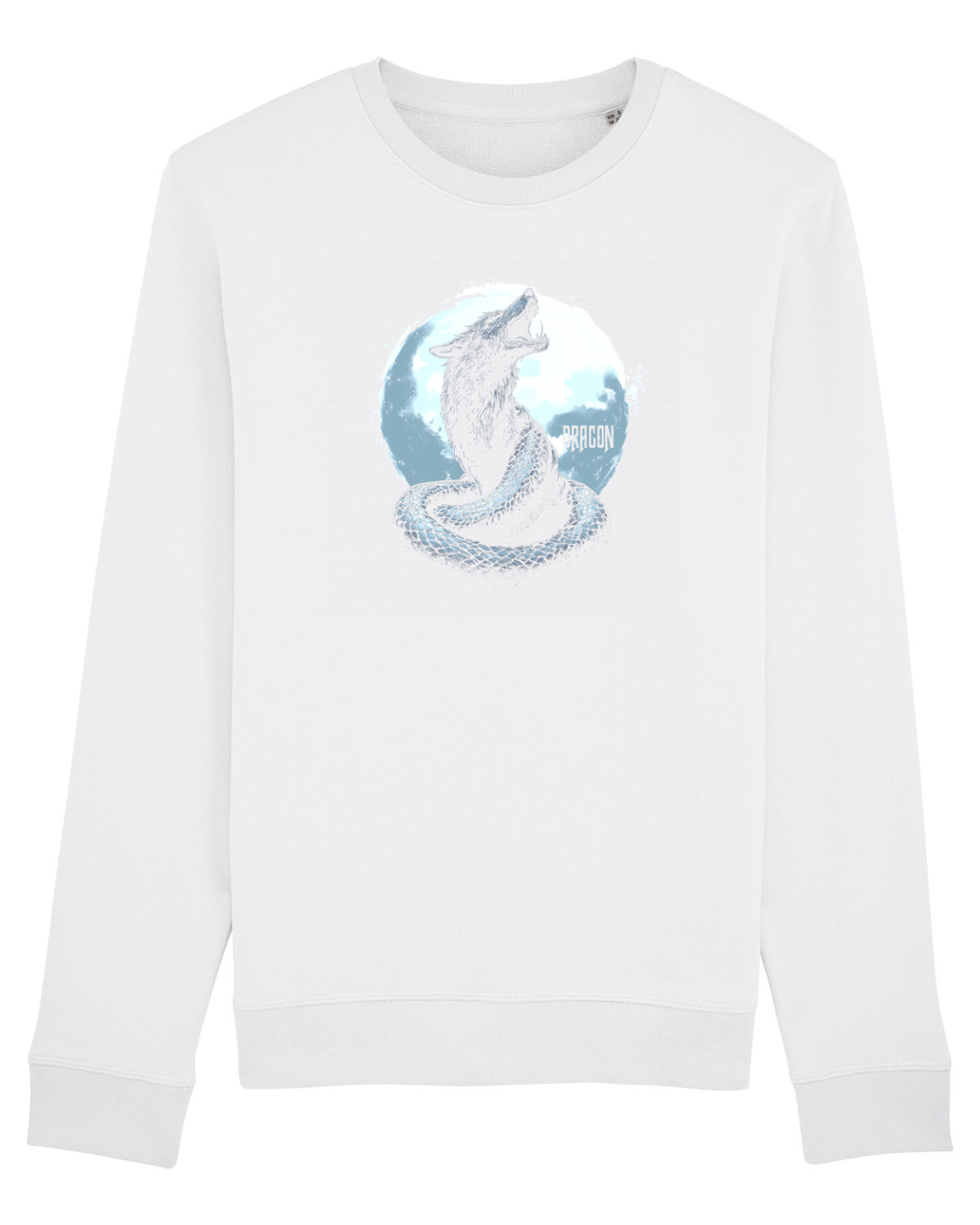Bluză mânecă lungă Unisex Rise White