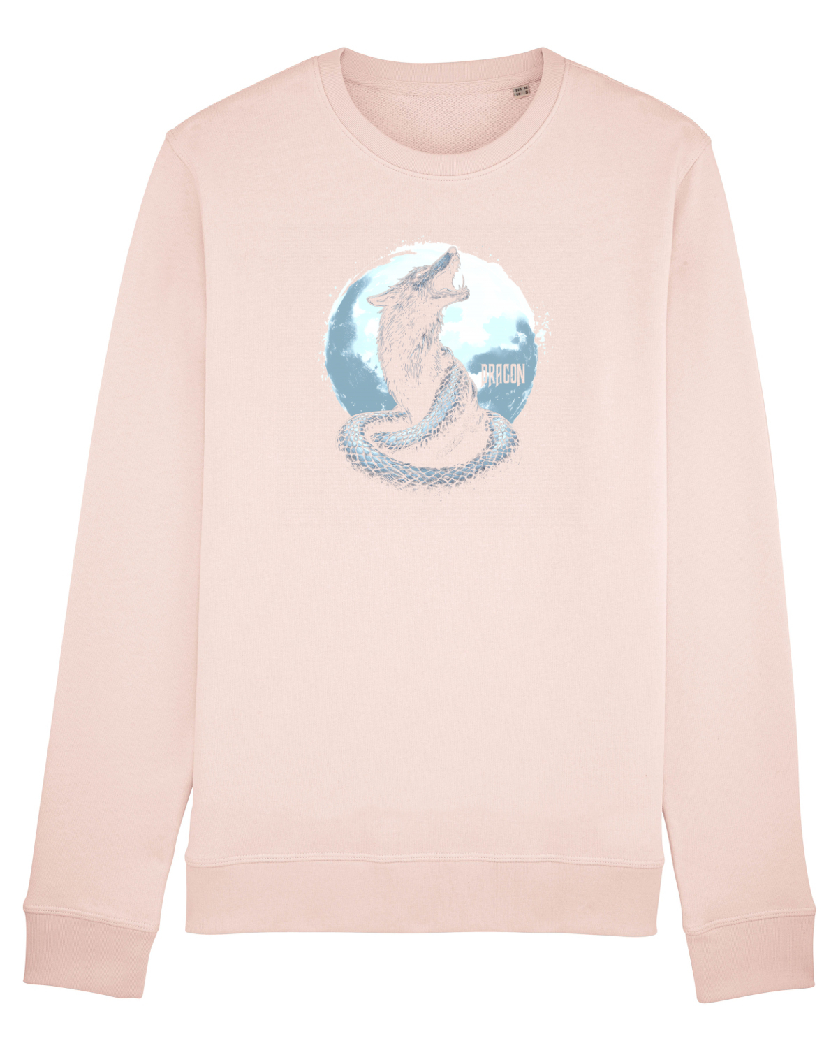 Bluză mânecă lungă Unisex Rise Candy Pink
