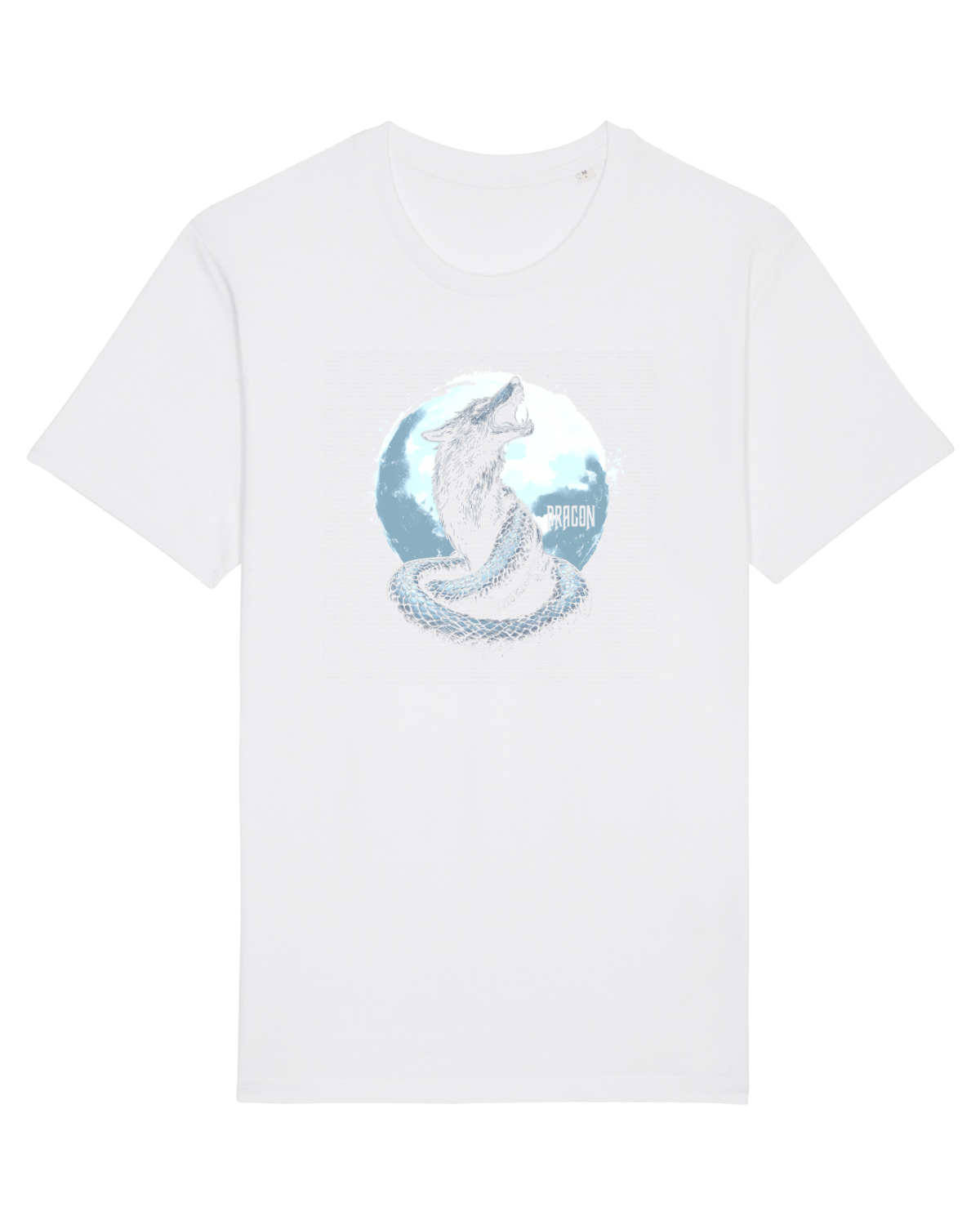 Tricou mânecă scurtă Unisex Rocker White