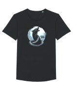 DRACO / DRACON - STEAGUL DACIC 2b Tricou mânecă scurtă guler larg Bărbat Skater