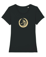 DRACO / DRACON - STEAGUL DACIC 5 Tricou mânecă scurtă guler larg fitted Damă Expresser