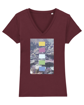 Coral Reef Burgundy