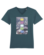 Coral Reef Tricou mânecă scurtă guler V Bărbat Presenter