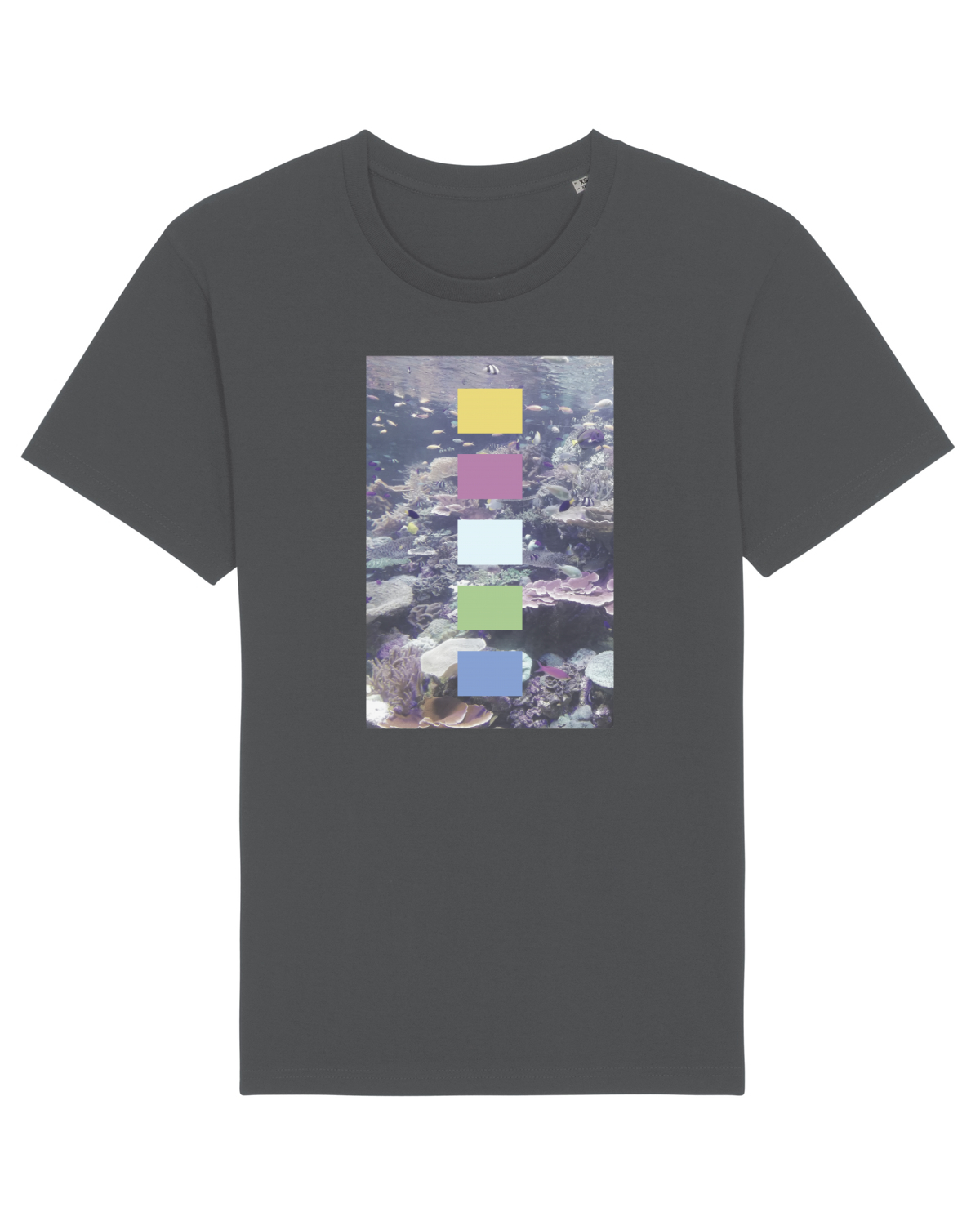 Tricou mânecă scurtă Unisex Rocker Anthracite