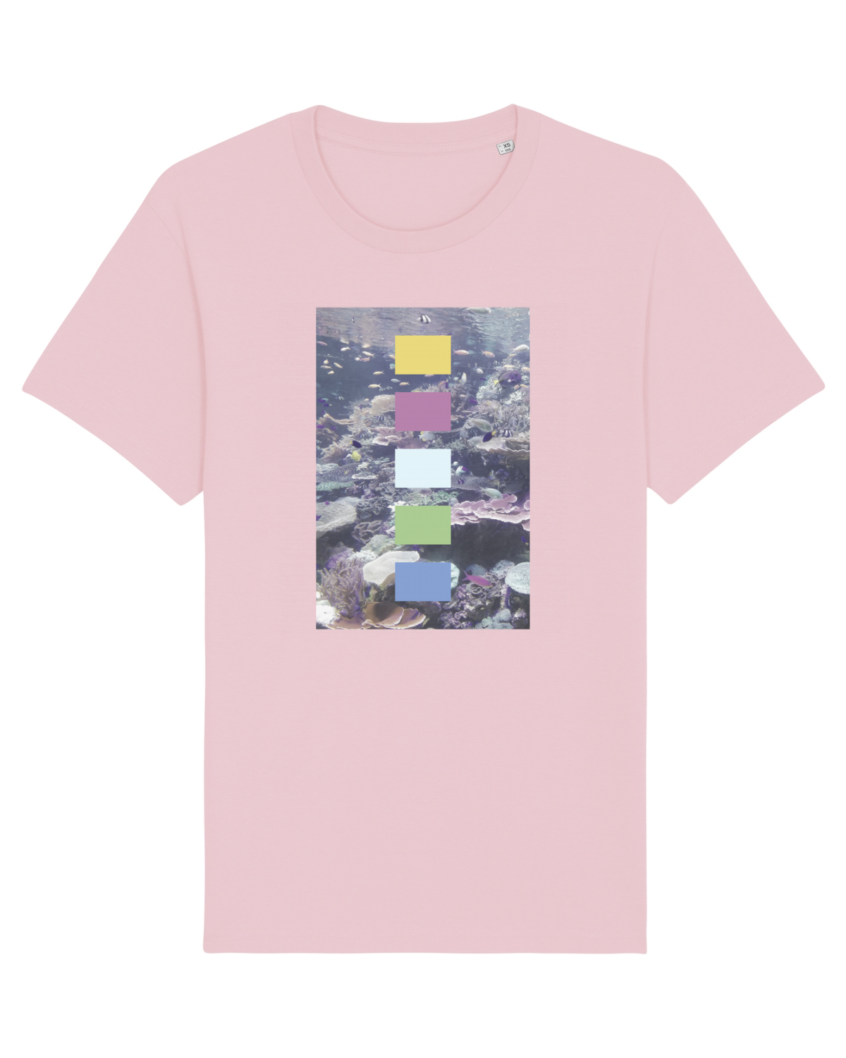 Tricou mânecă scurtă Unisex Rocker Cotton Pink