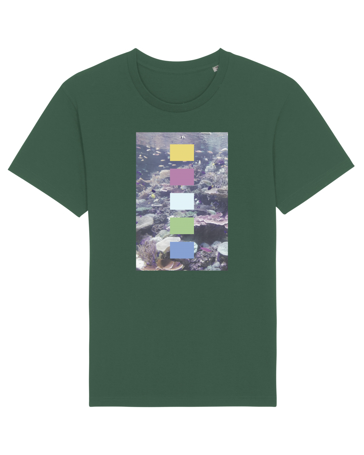 Tricou mânecă scurtă Unisex Rocker Bottle Green