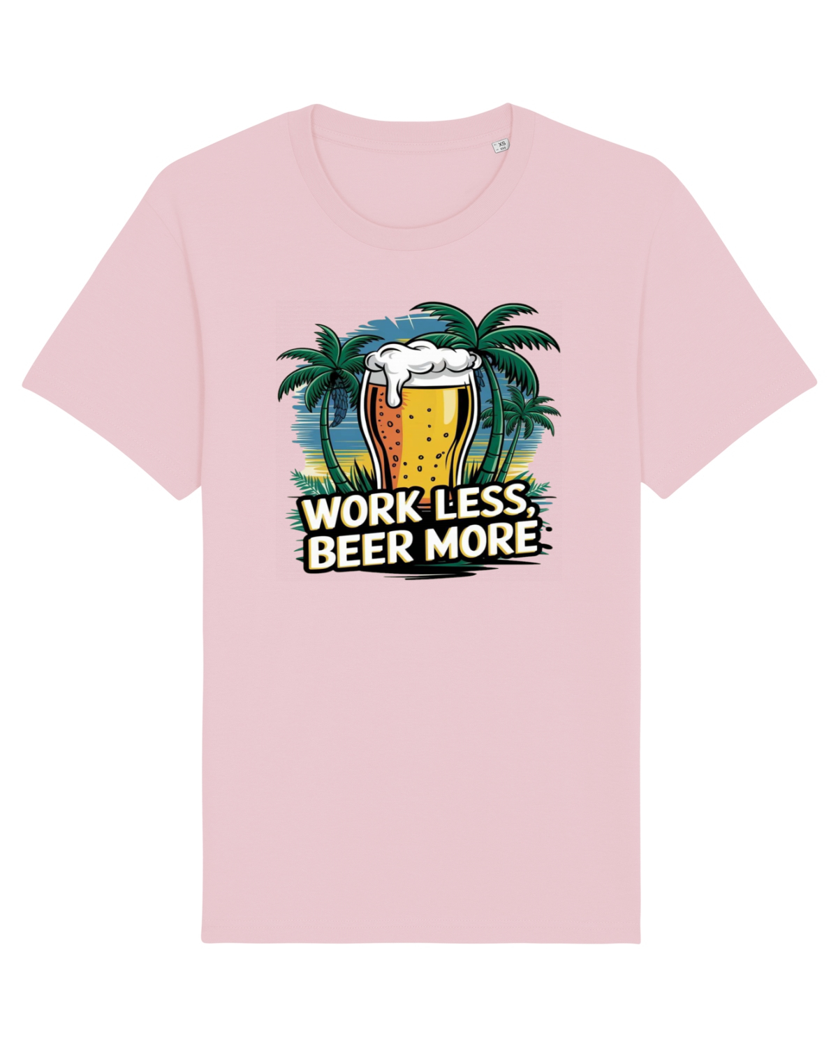 Tricou mânecă scurtă Unisex Rocker Cotton Pink