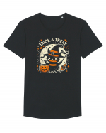 Trick and treat Tricou mânecă scurtă guler larg Bărbat Skater