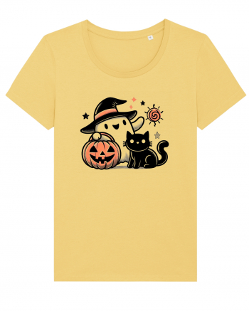 Halloween ghost and black cat Jojoba