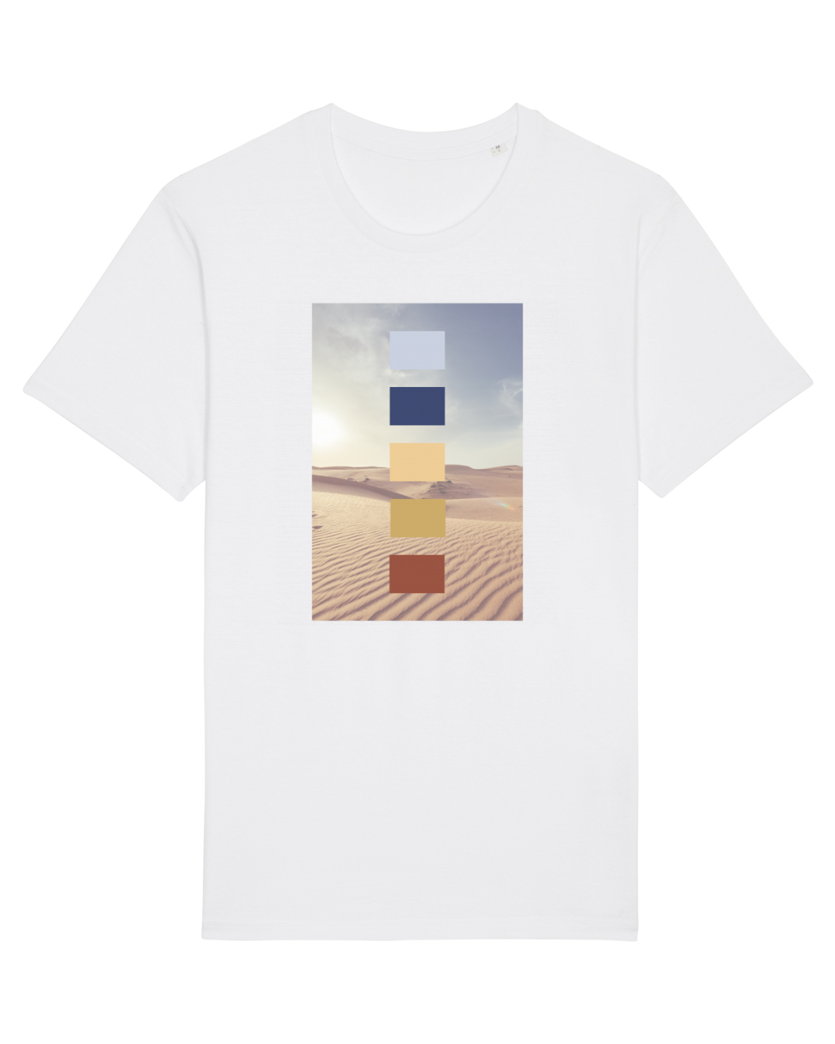 Tricou mânecă scurtă Unisex Rocker White