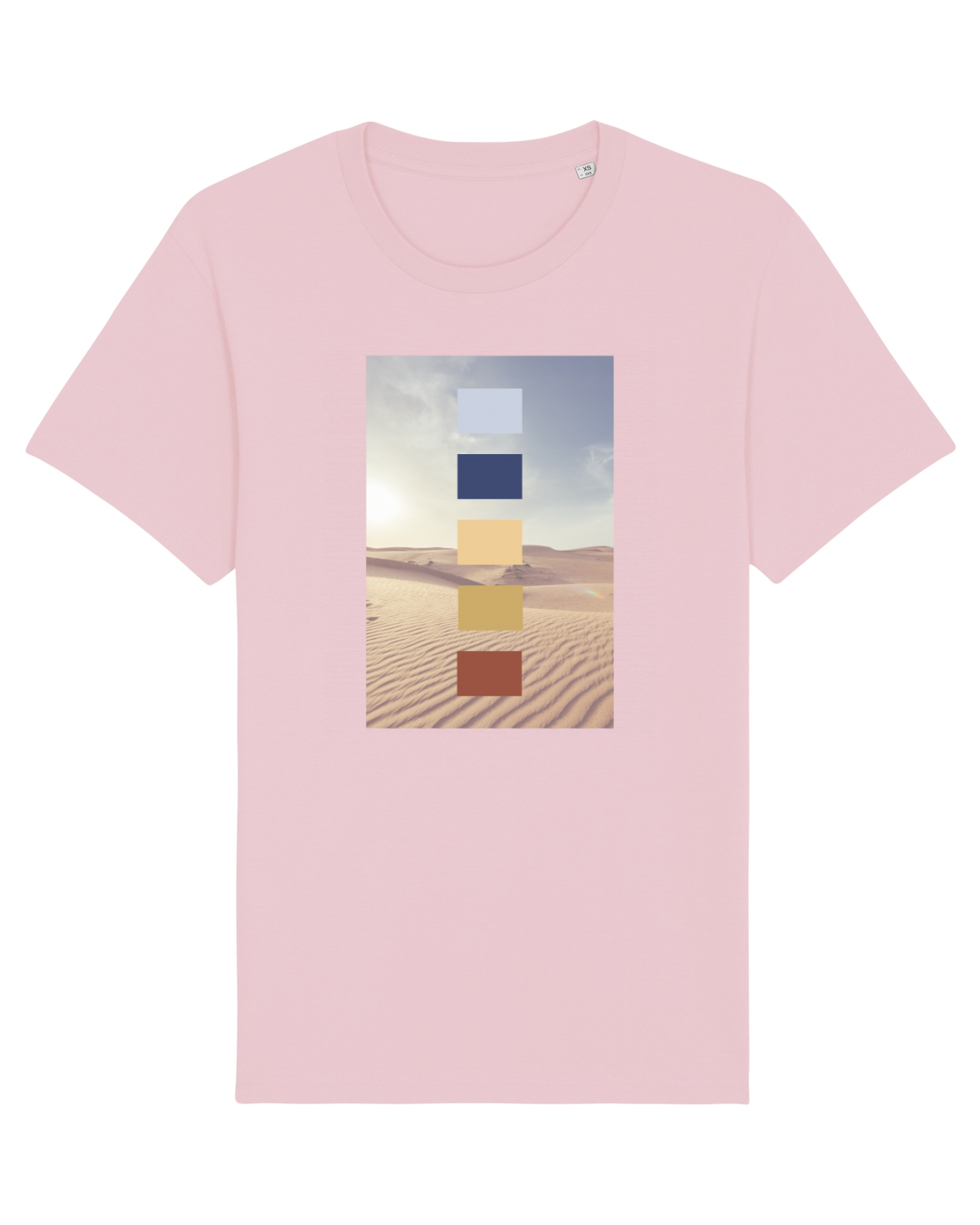 Tricou mânecă scurtă Unisex Rocker Cotton Pink