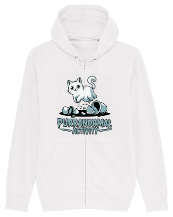 Purranormal Activity Cat Ghost Halloween Scary White