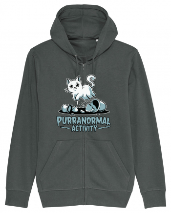 Purranormal Activity Cat Ghost Halloween Scary Anthracite