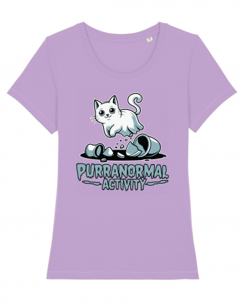 Purranormal Activity Cat Ghost Halloween Scary Lavender Dawn