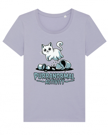 Purranormal Activity Cat Ghost Halloween Scary Lavender