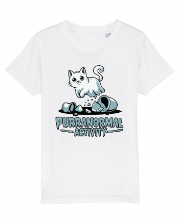 Purranormal Activity Cat Ghost Halloween Scary White