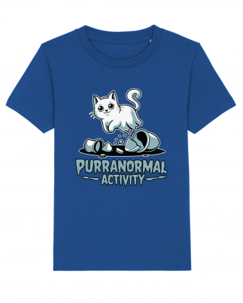 Purranormal Activity Cat Ghost Halloween Scary Majorelle Blue