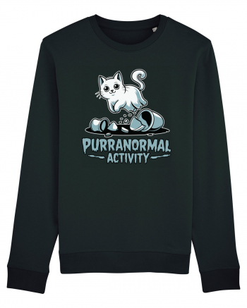 Purranormal Activity Cat Ghost Halloween Scary Black