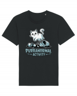 Purranormal Activity Cat Ghost Halloween Scary Tricou mânecă scurtă Unisex Rocker